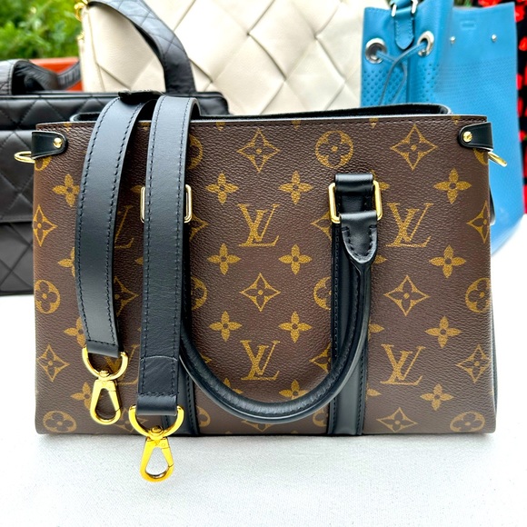 💯🔥LOUIS VUITTON SOUFFLOT TOTE MONOGRAM CANVAS BB BAG❤️❤️ - Picture 3 of 11